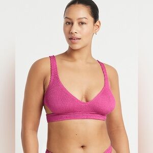 Bond-Eye Nino Crop Candy Pink, One Size, $125